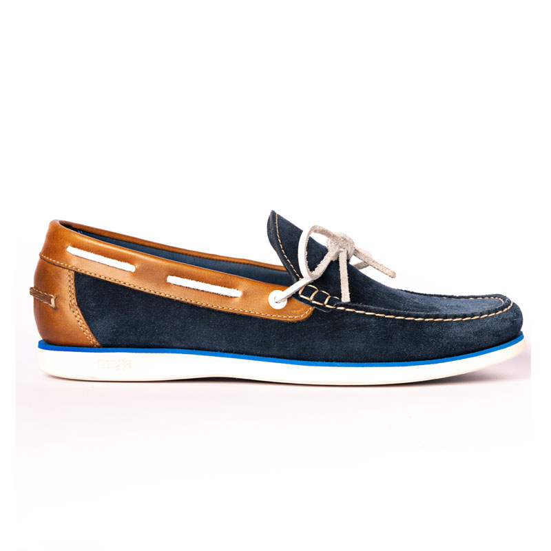 2291 GAMUZA AZUL PULL UP COGNAC